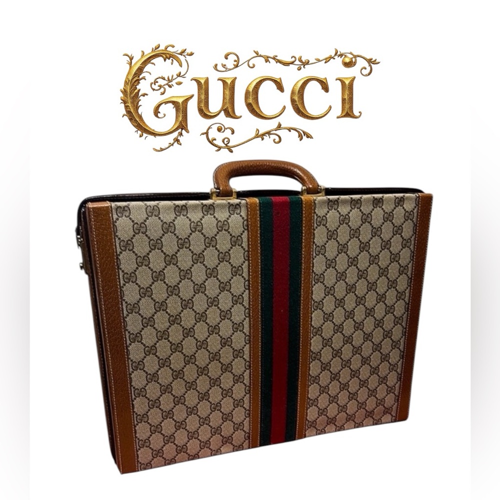 Vintage Gucci briefcase unisex attaché